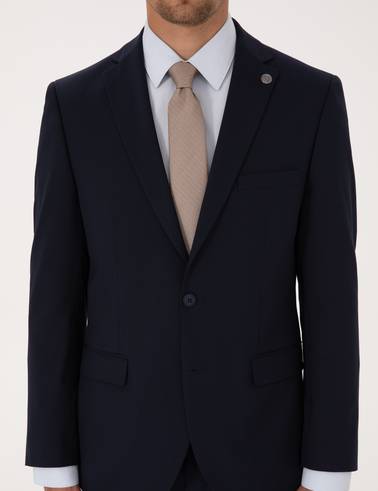 Lacivert Slim Fit Takım Elbise