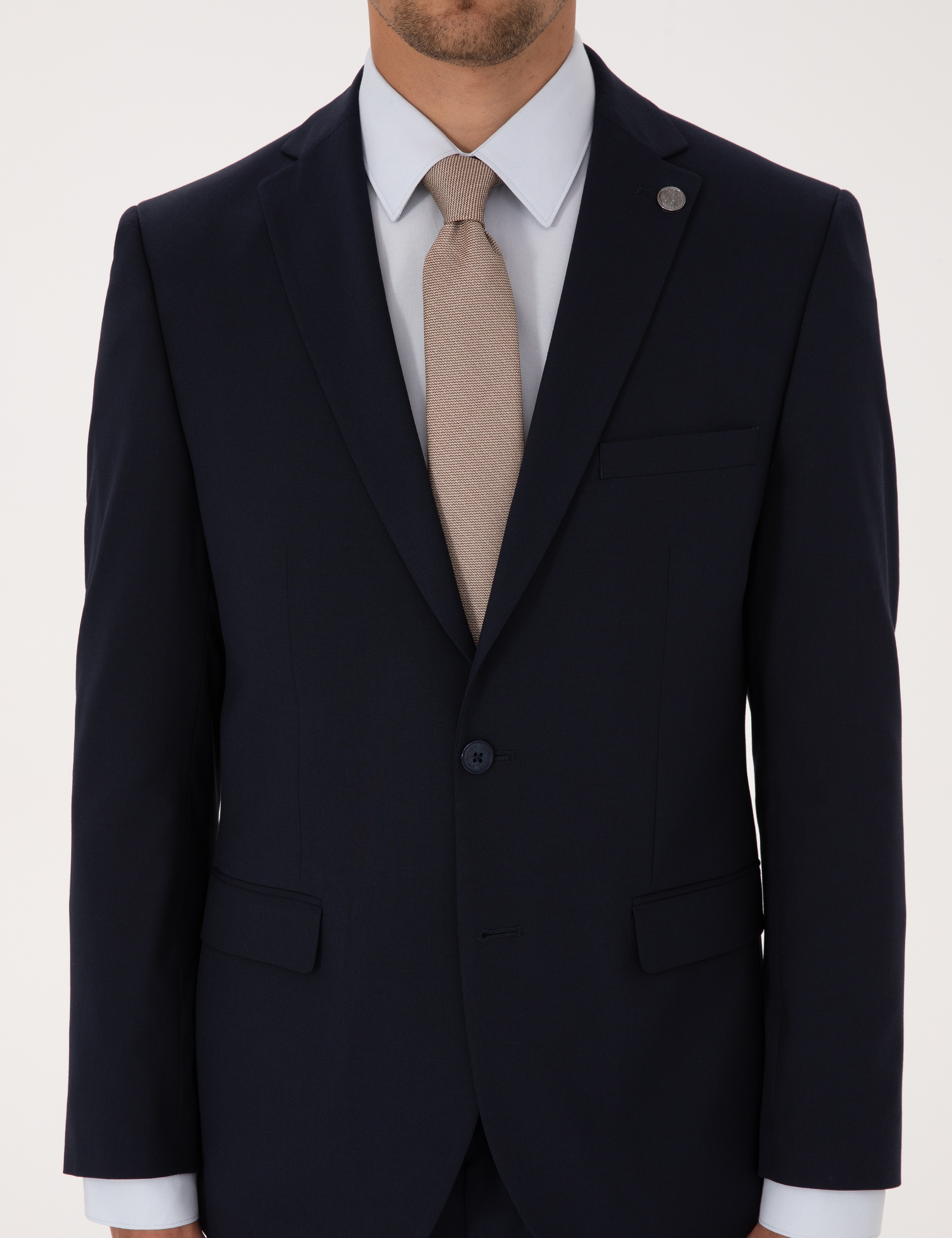 Lacivert Slim Fit Takım Elbise
