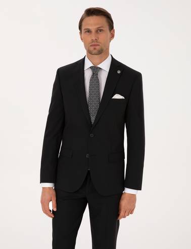 Siyah Ex. Slim Fit Takım Elbise
