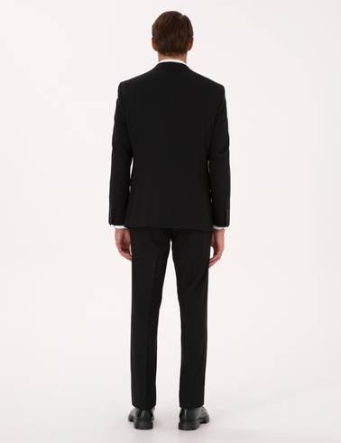 Siyah Slim Fit Takım Elbise
