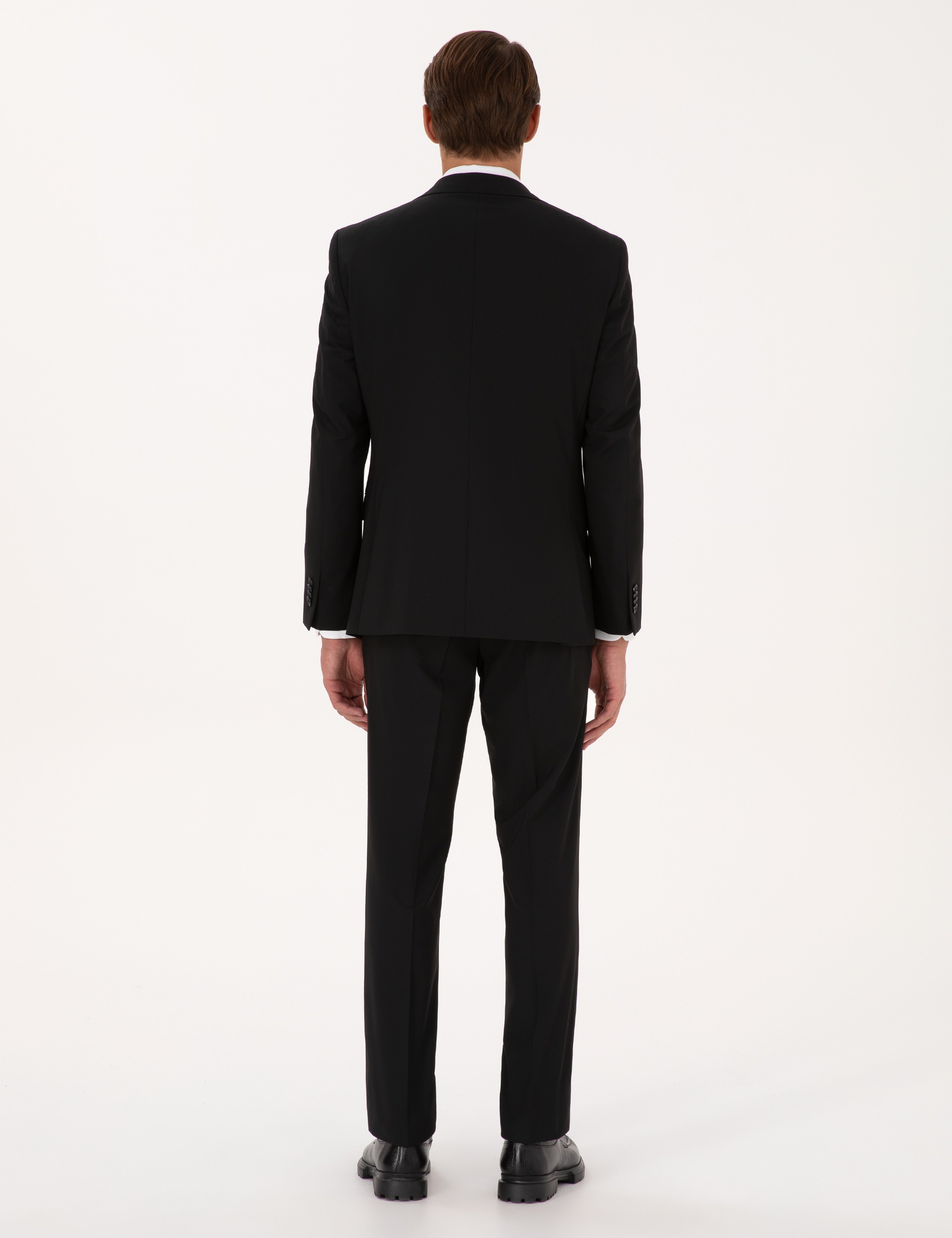 Siyah Slim Fit Takım Elbise - Image 5