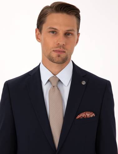 Lacivert Slim Fit Takım Elbise