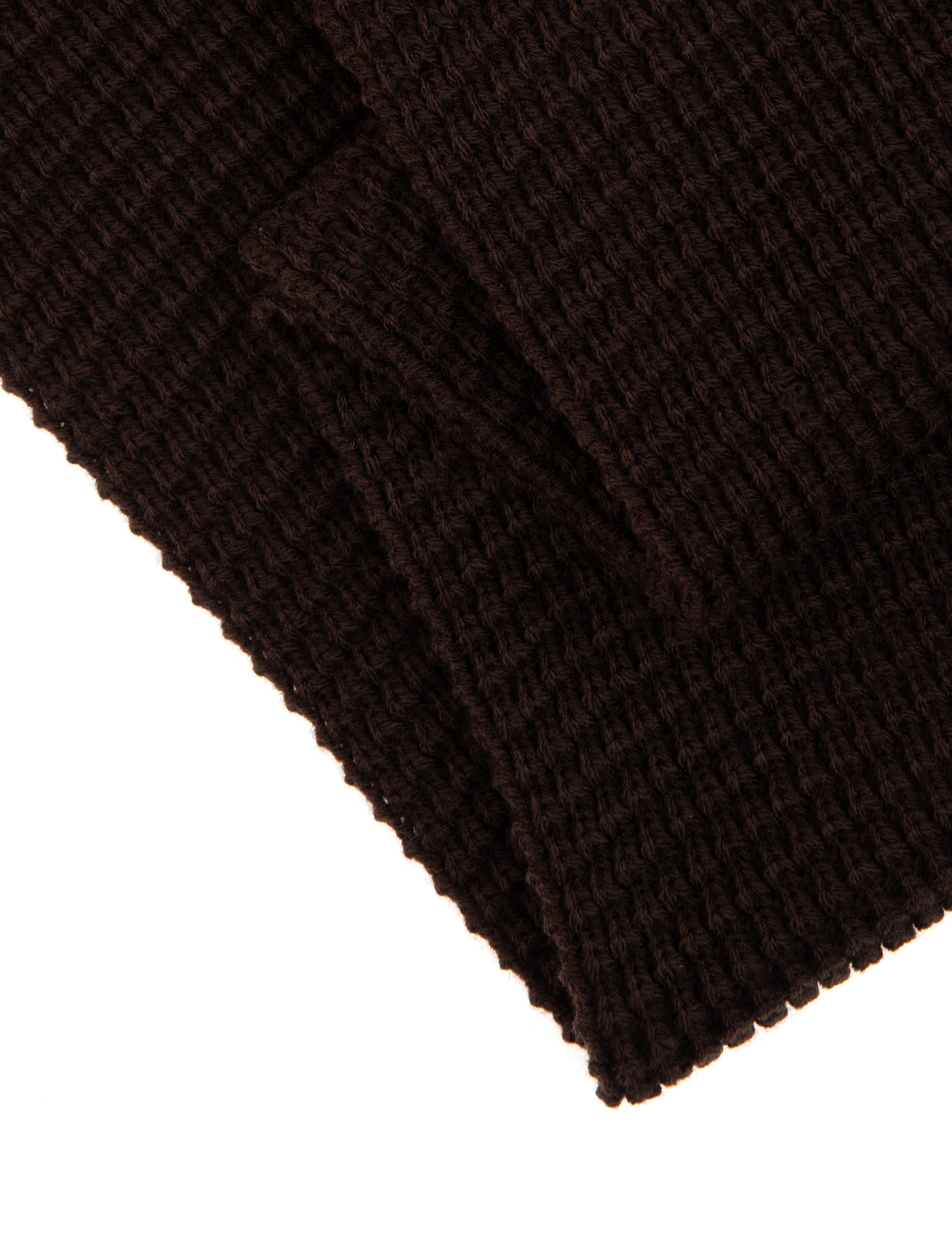 Koyu Kahverengi Kaşkol