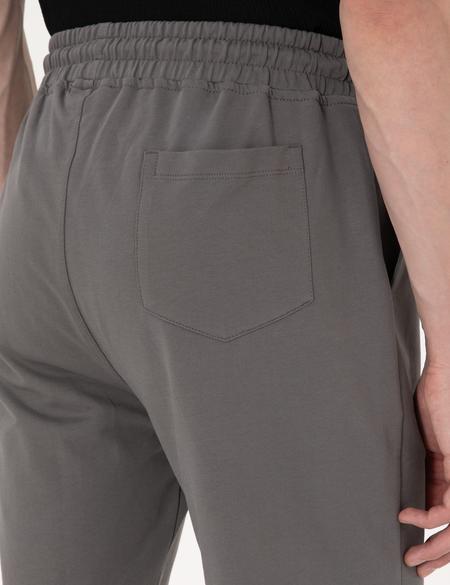 Antrasit Regular Fit Örme Şort - 50310719028