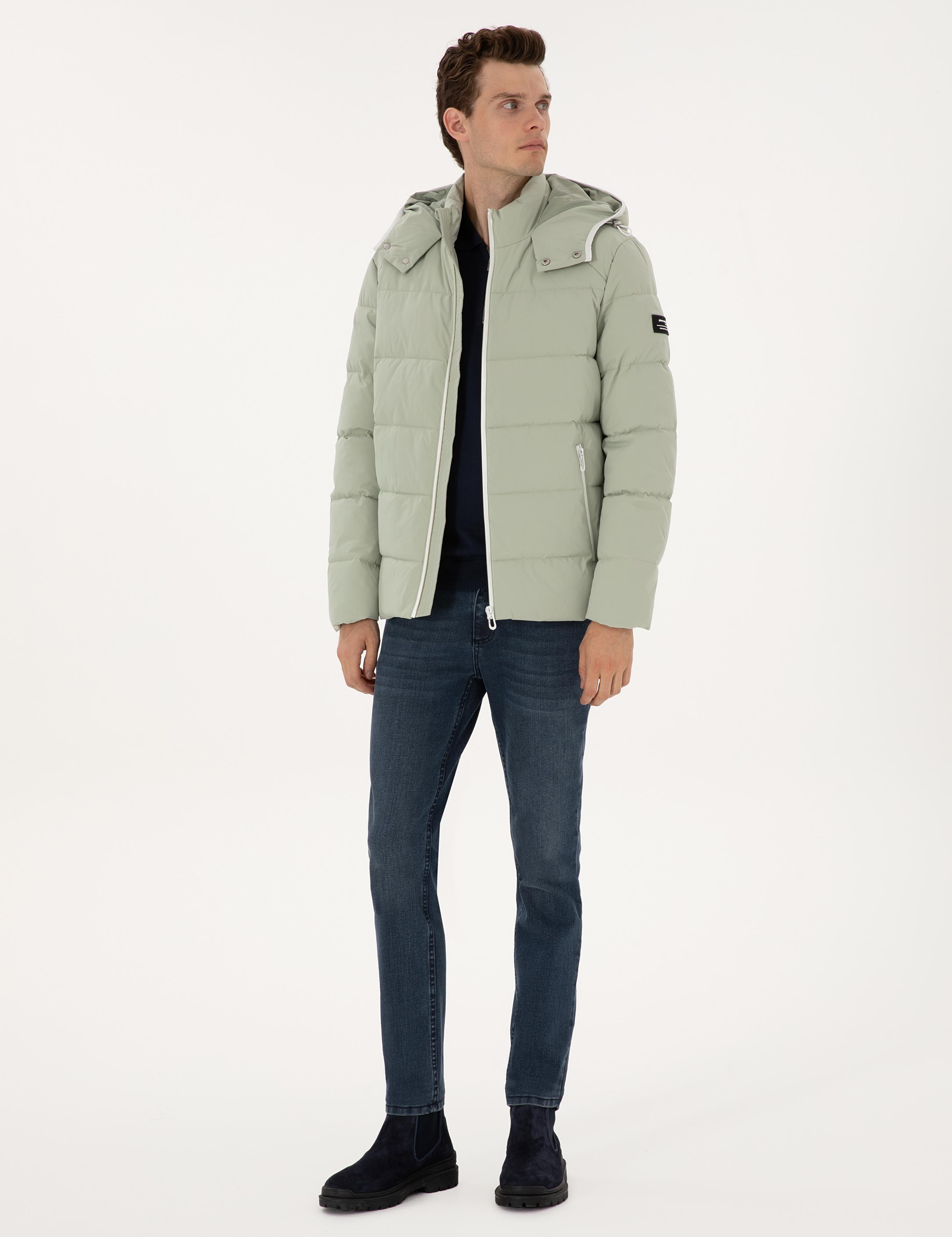 Çağla Kapüşonlu Şişme Mont