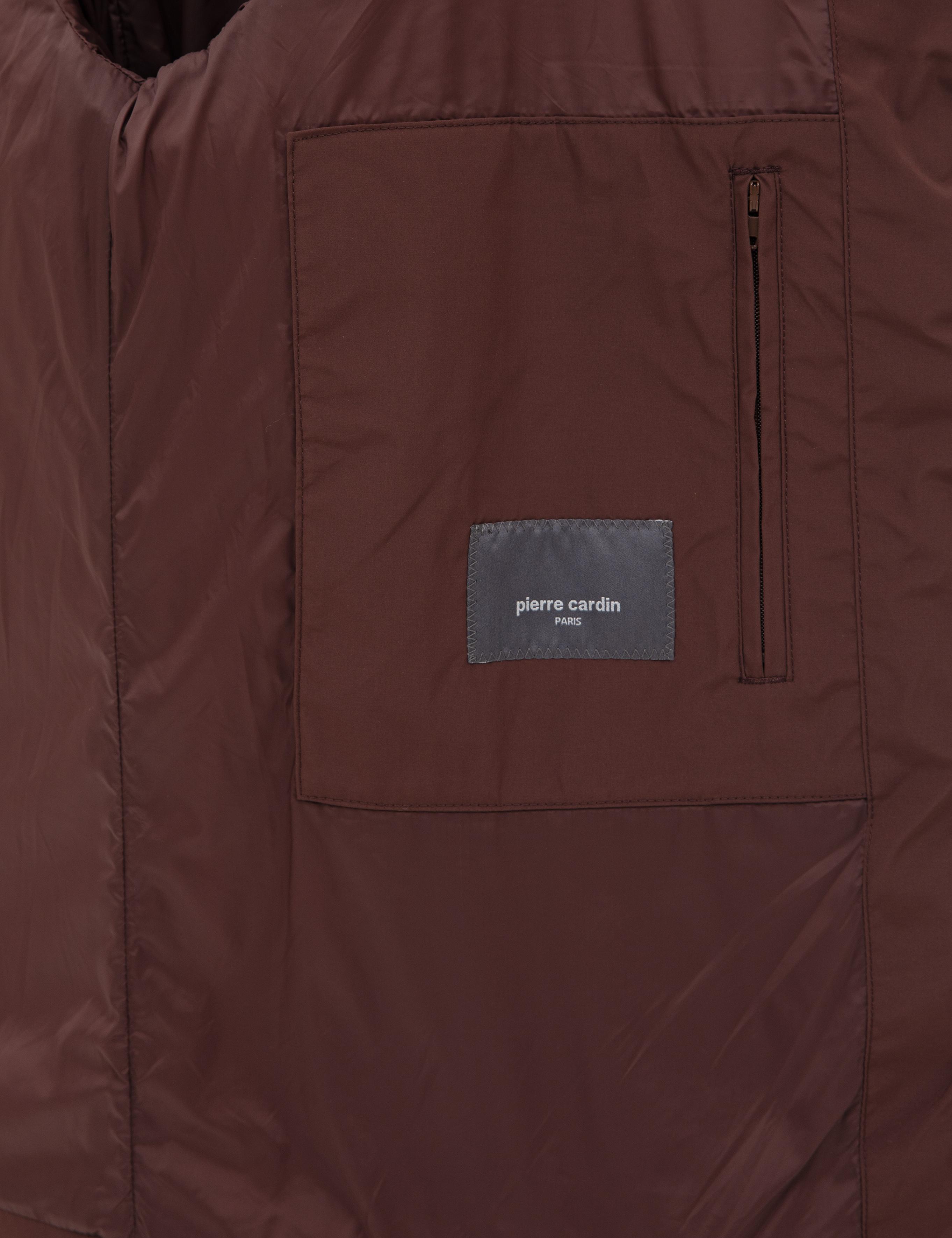 Kahverengi Kapüşonlu Şişme Mont