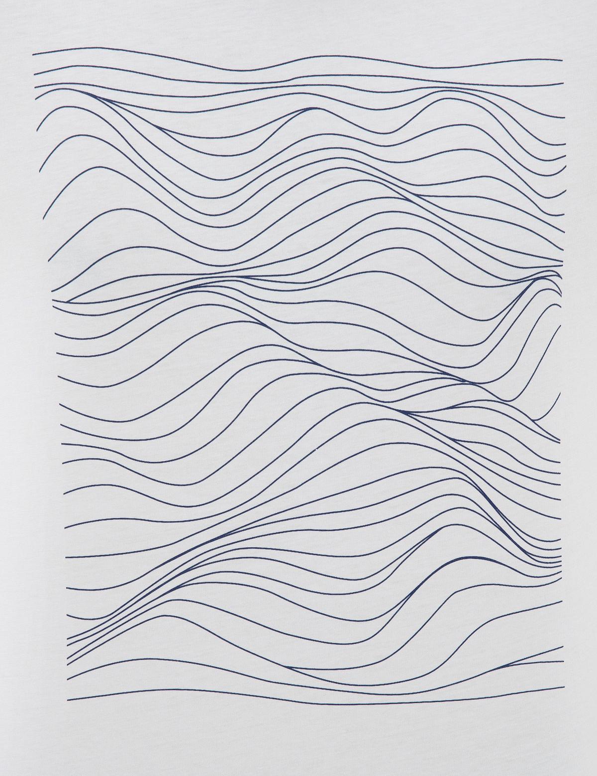 Beyaz Regular Fit Bisiklet Yaka T-Shirt - 50226532012