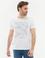 Beyaz Regular Fit Bisiklet Yaka T-Shirt