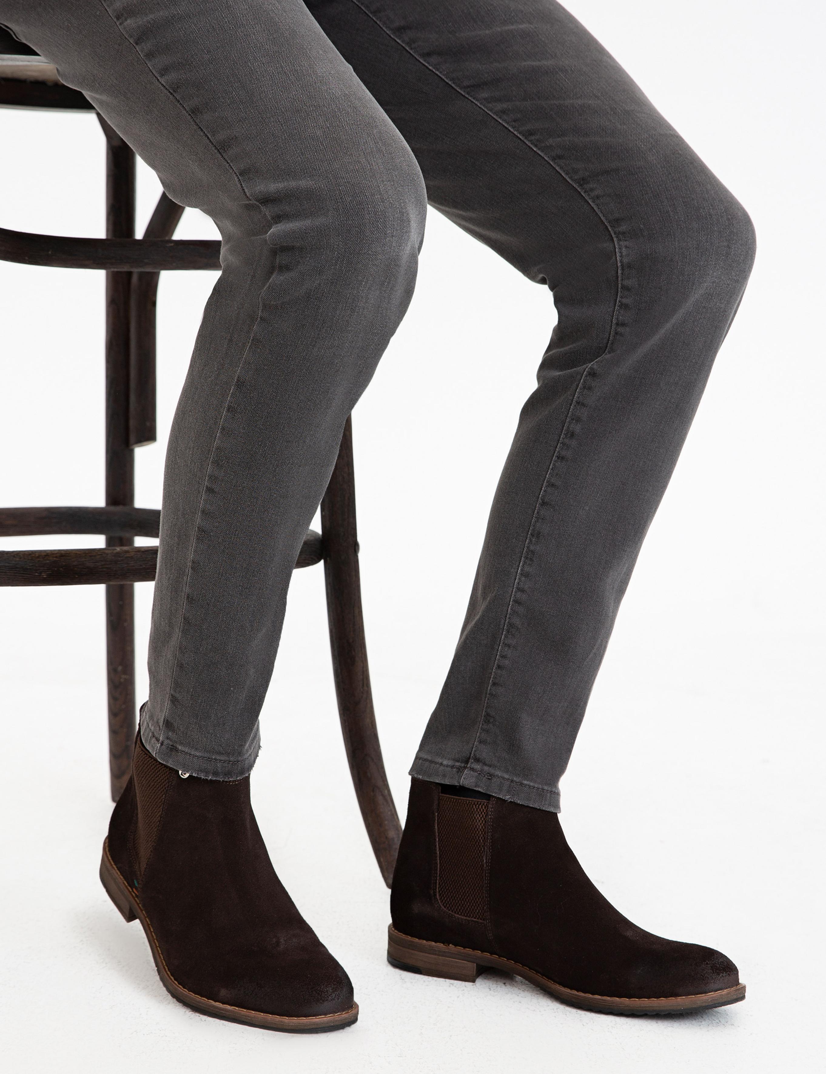 Kahverengi Bot Ayakkabı