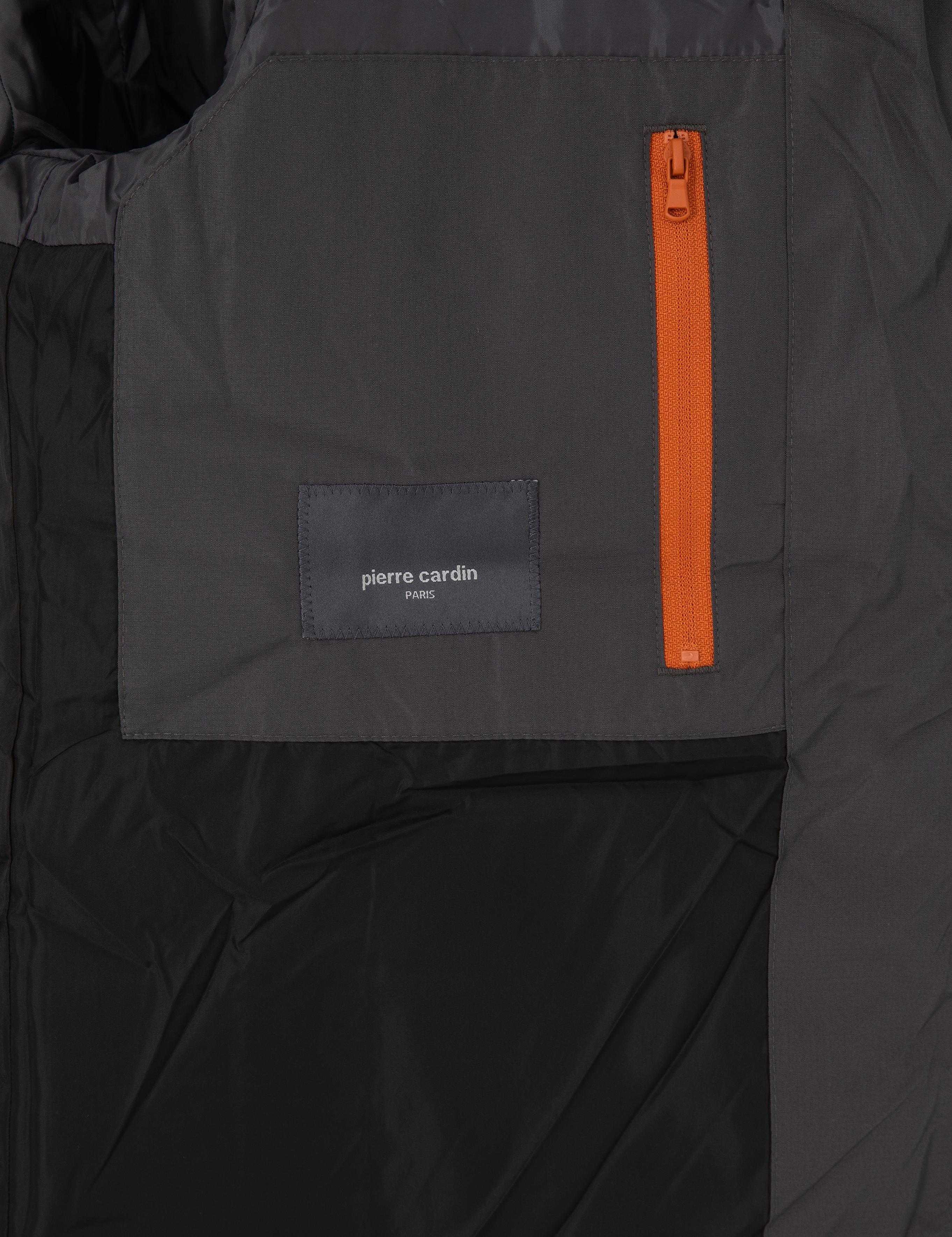 Gri Kapüşonlu Mont