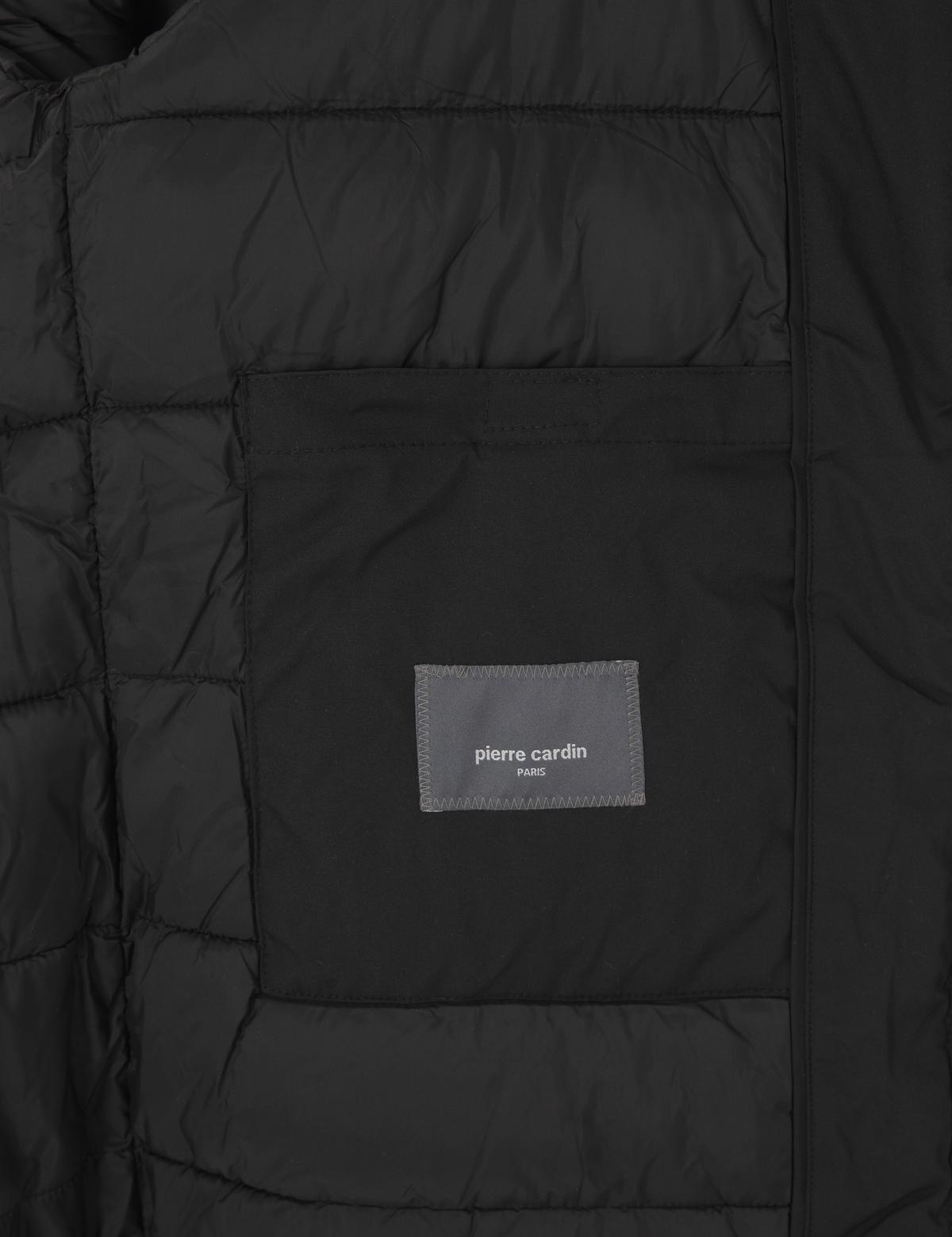 Siyah Kapüşonlu Mont - 50313983012