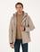 Bej Kapüşonlu Mont