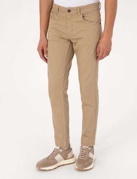 Bej Slim Fit Jean Pantolon - 50317312012