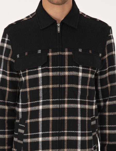 Siyah Comfort Fit Uzun Kollu Gömlek - 50312270005