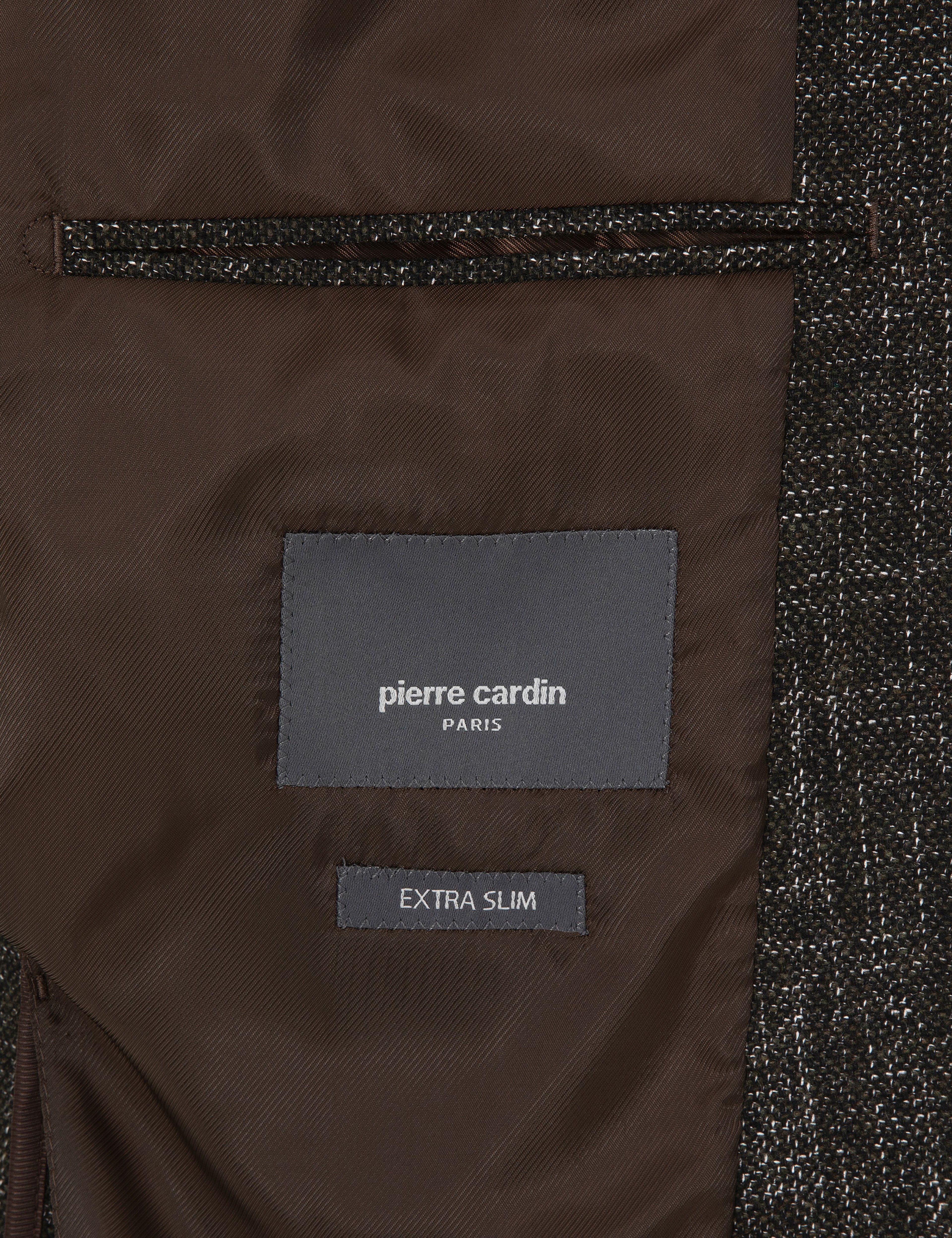 Haki Ex. Slim Fit Yün Karışımlı Ceket
