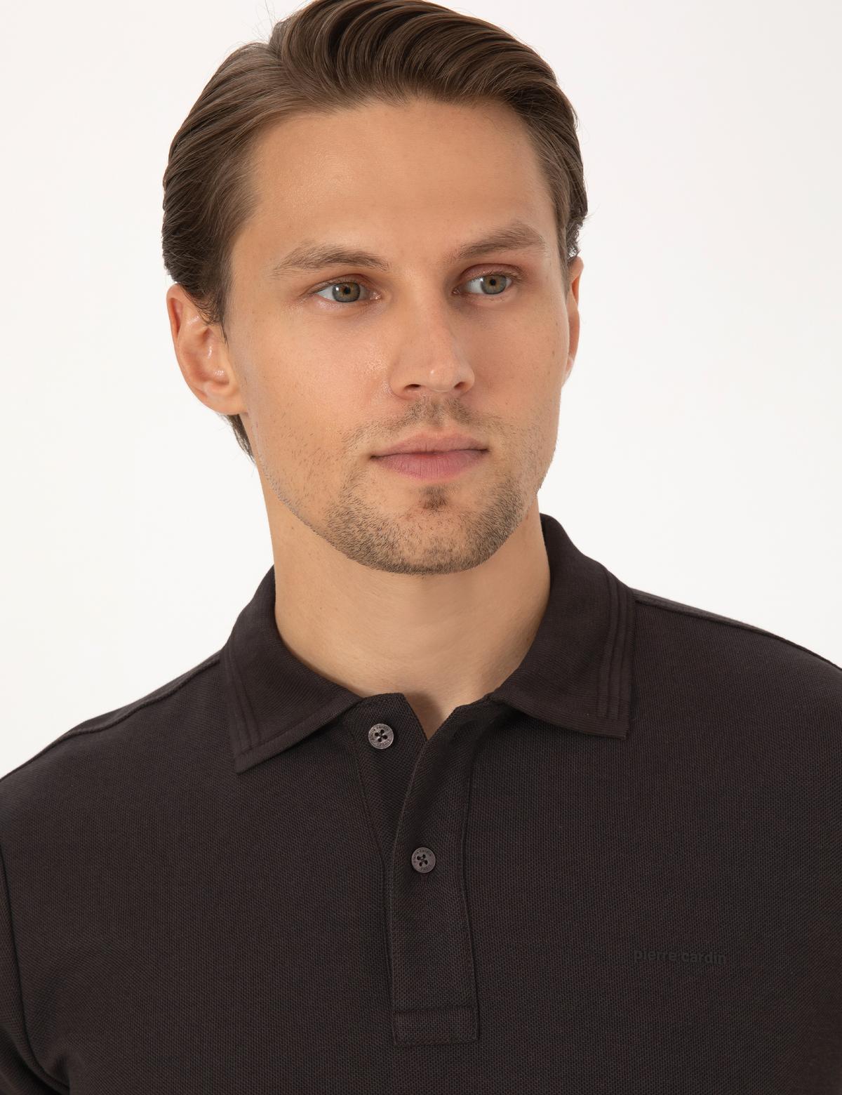 Koyu Kahverengi Slim Fit Sweatshirt - 50311678065