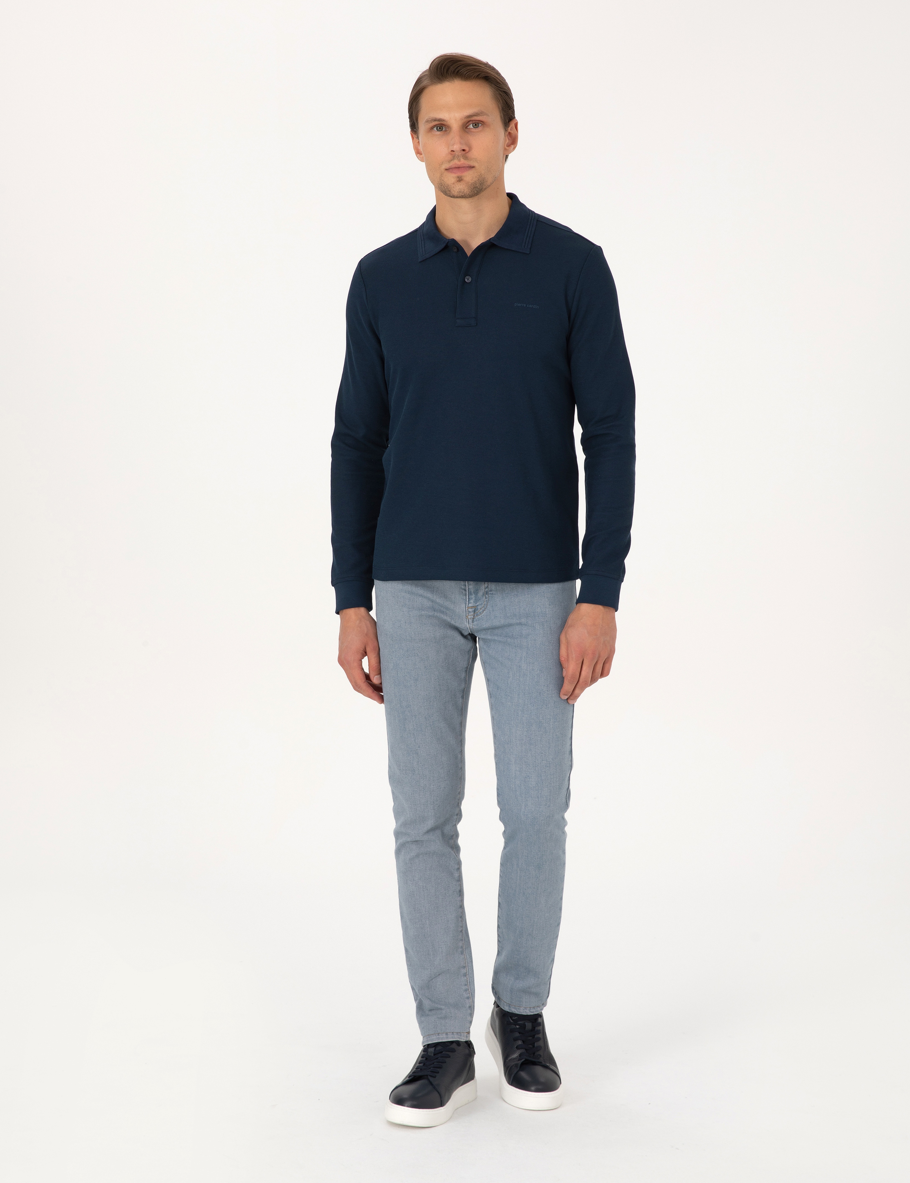 Lacivert Slim Fit Sweatshirt - Image 4