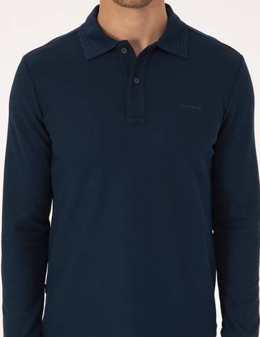 Lacivert Slim Fit Sweatshirt