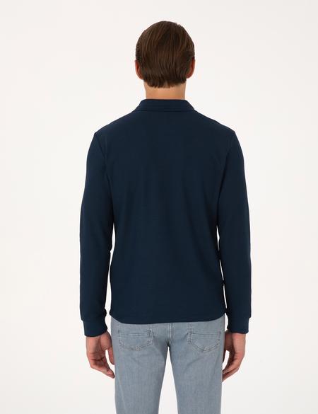 Lacivert Slim Fit Sweatshirt - 50311678028