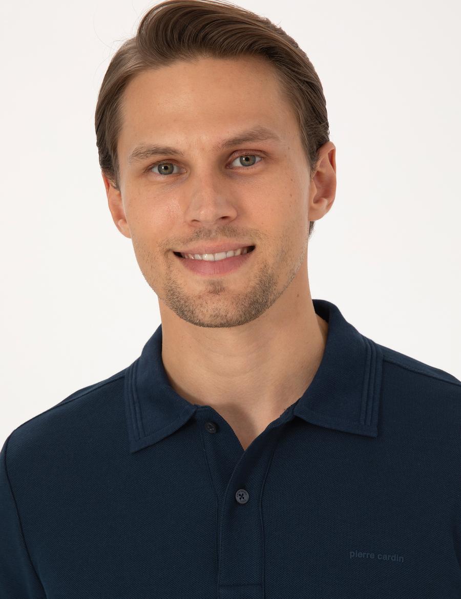 Lacivert Slim Fit Sweatshirt