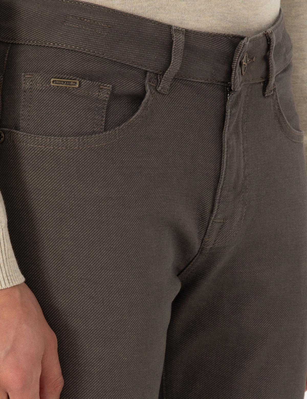 Kahverengi Slim Fit Jean Pantolon - 50317311028