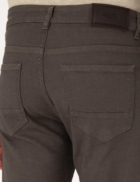 Kahverengi Slim Fit Jean Pantolon - 50317311028