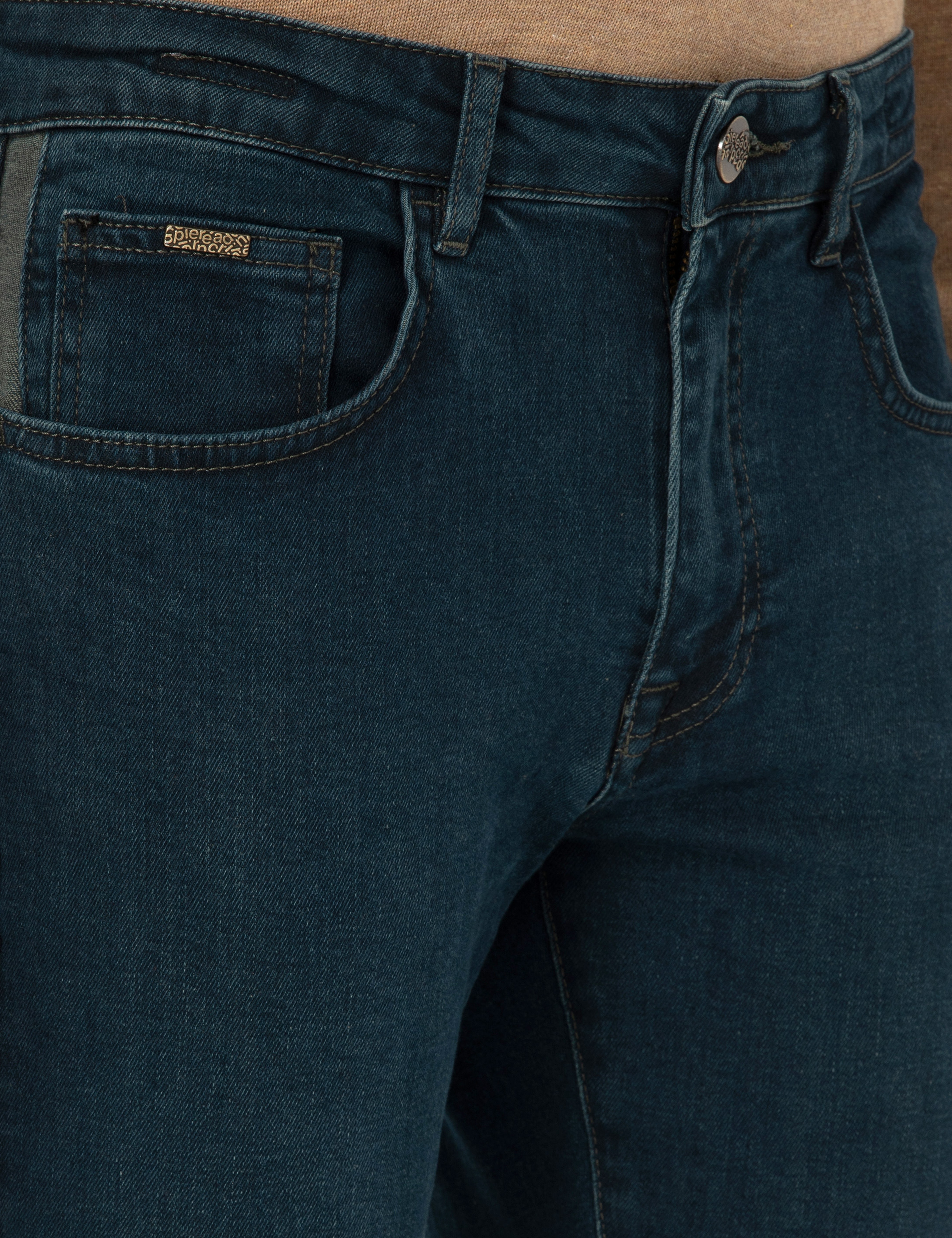 Haki Slim Fit Jean Pantolon - Image 5