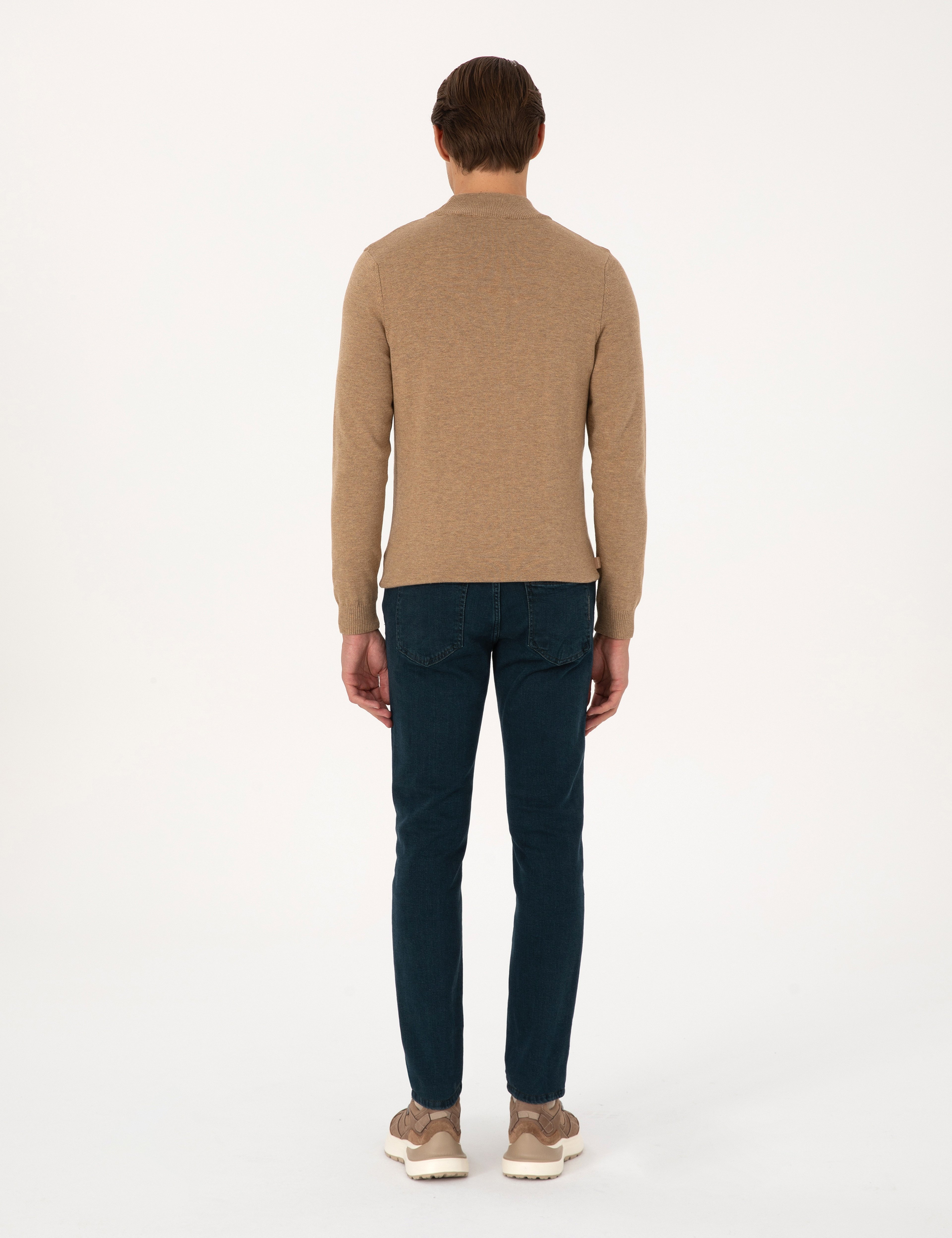 Haki Slim Fit Jean Pantolon