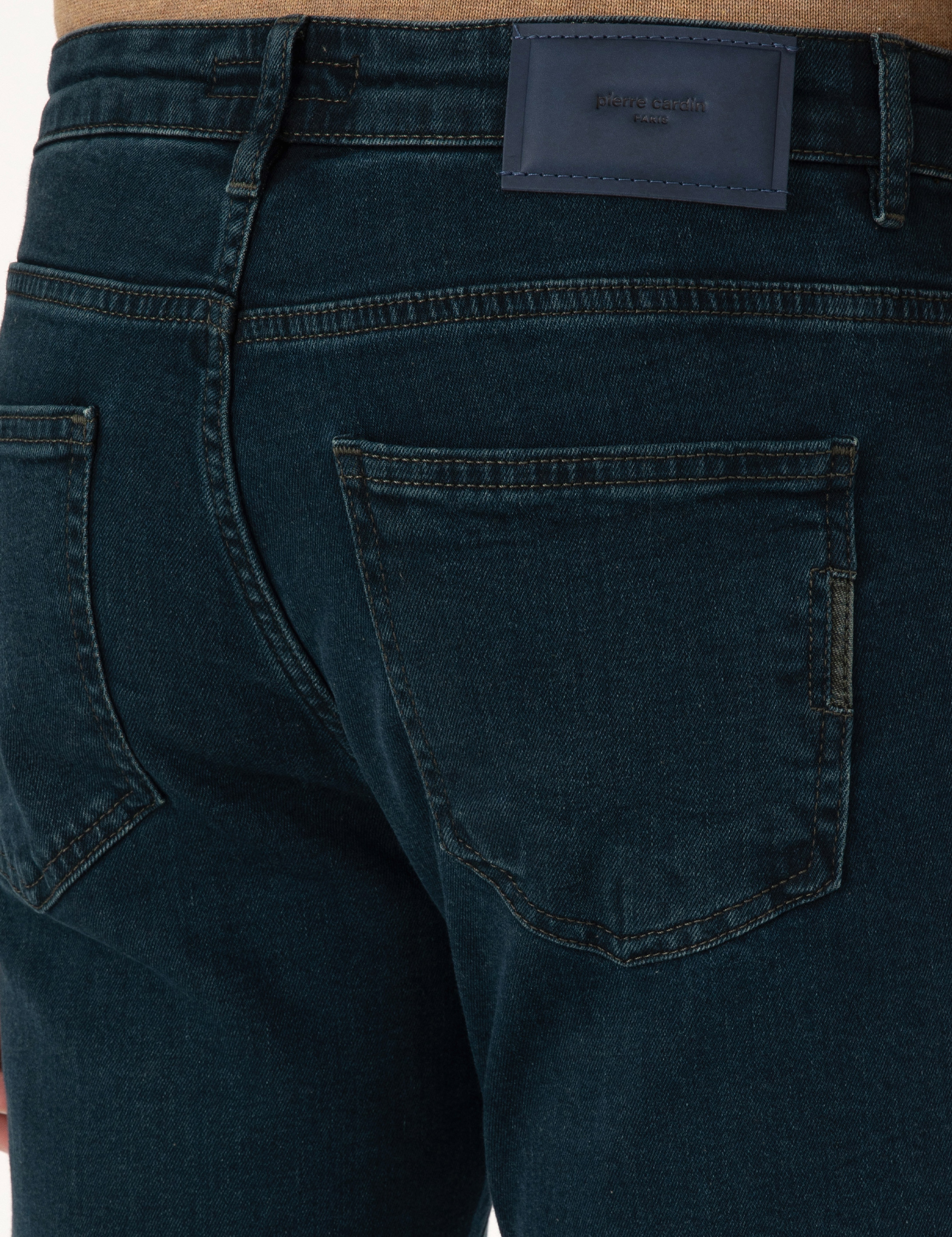 Haki Slim Fit Jean Pantolon - Image 6