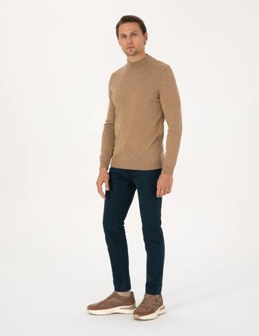 Haki Slim Fit Jean Pantolon