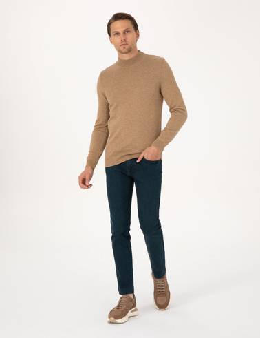 Haki Slim Fit Jean Pantolon