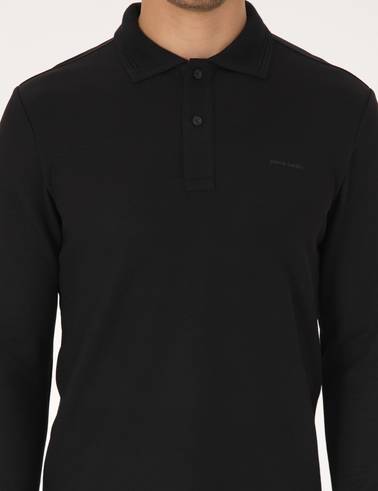 Siyah Slim Fit Sweatshirt