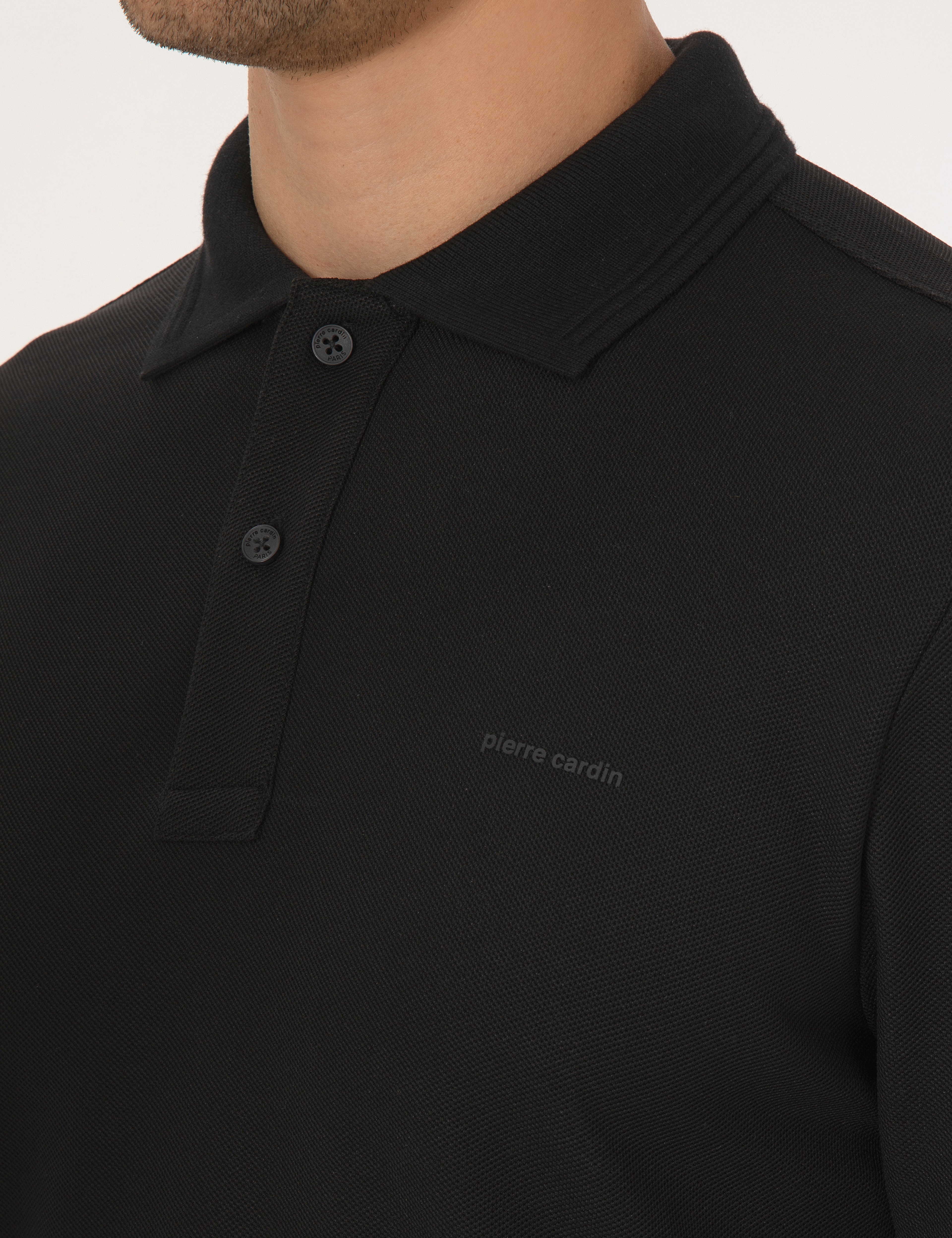 Siyah Slim Fit Sweatshirt - Image 7