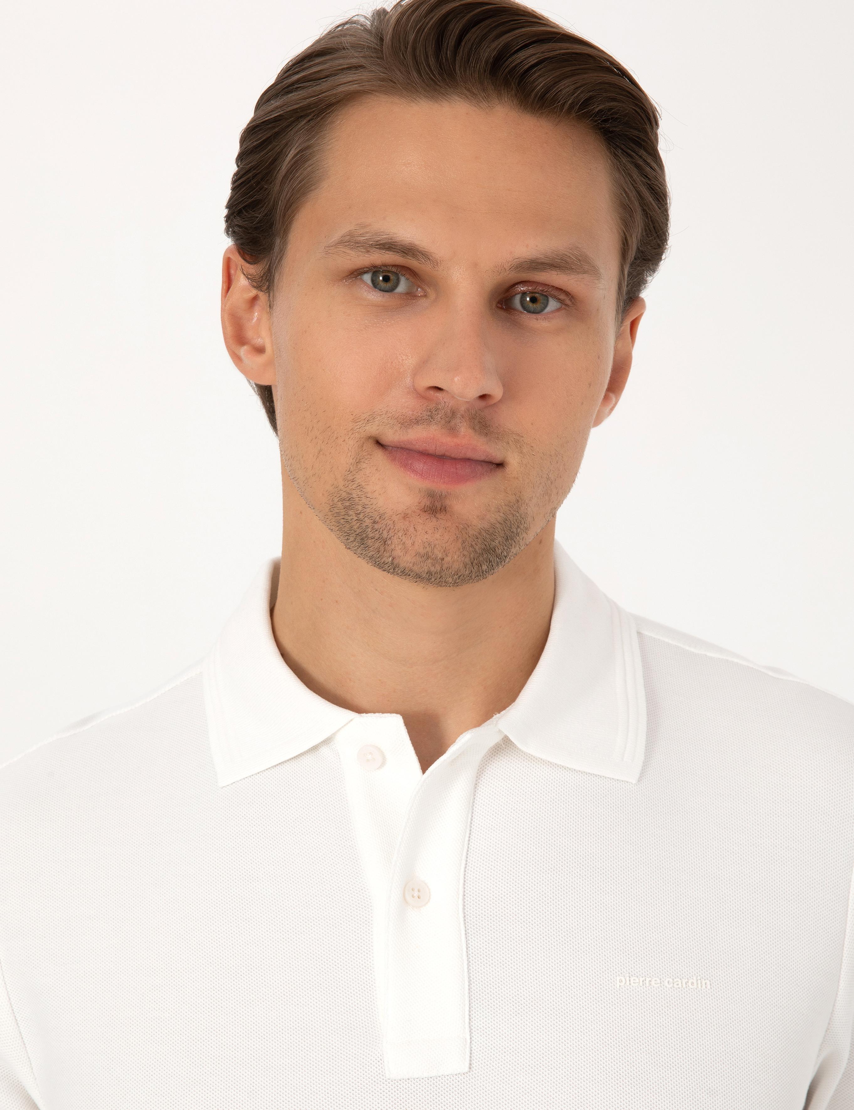 Ekru Slim Fit Sweatshirt