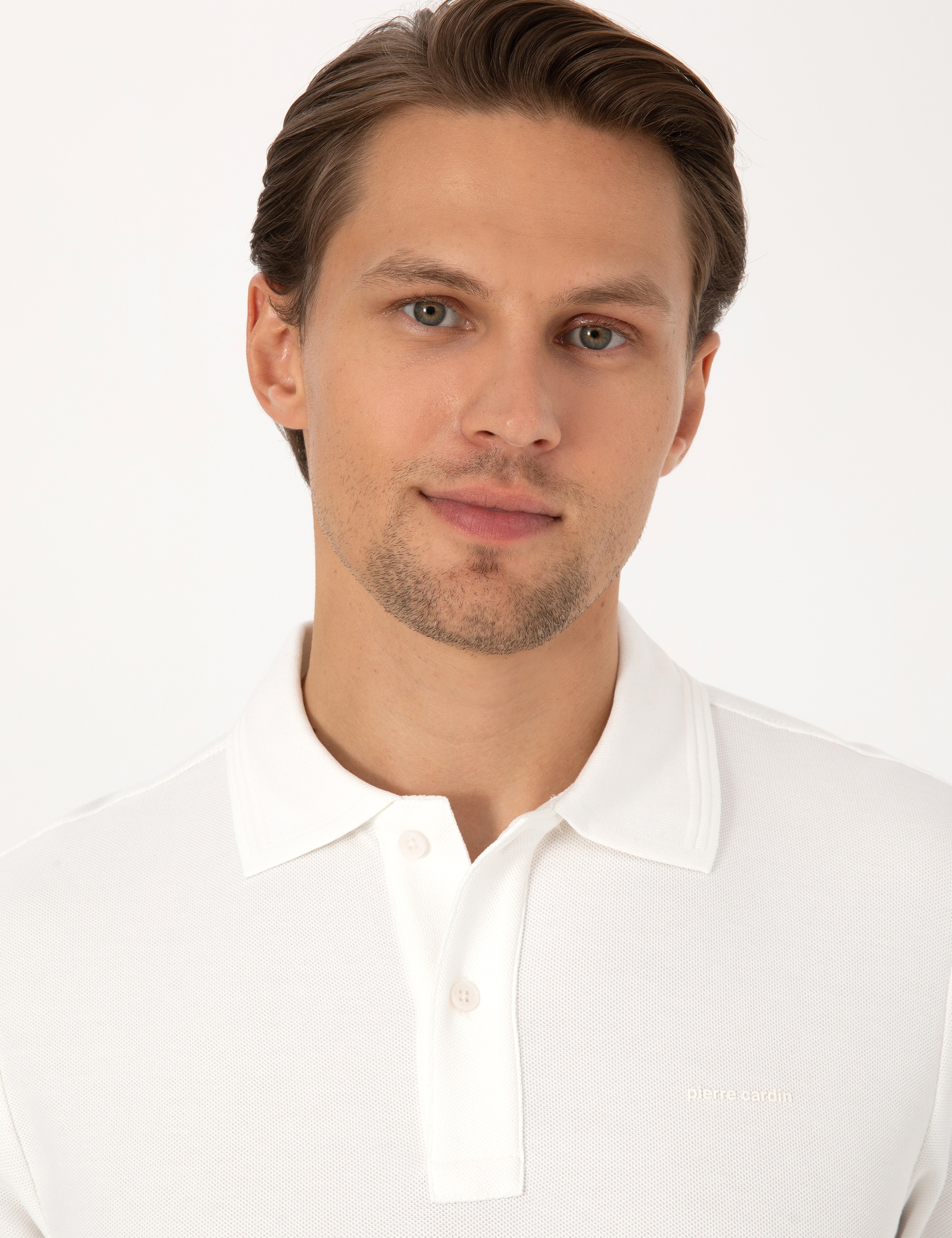Ekru Slim Fit Sweatshirt