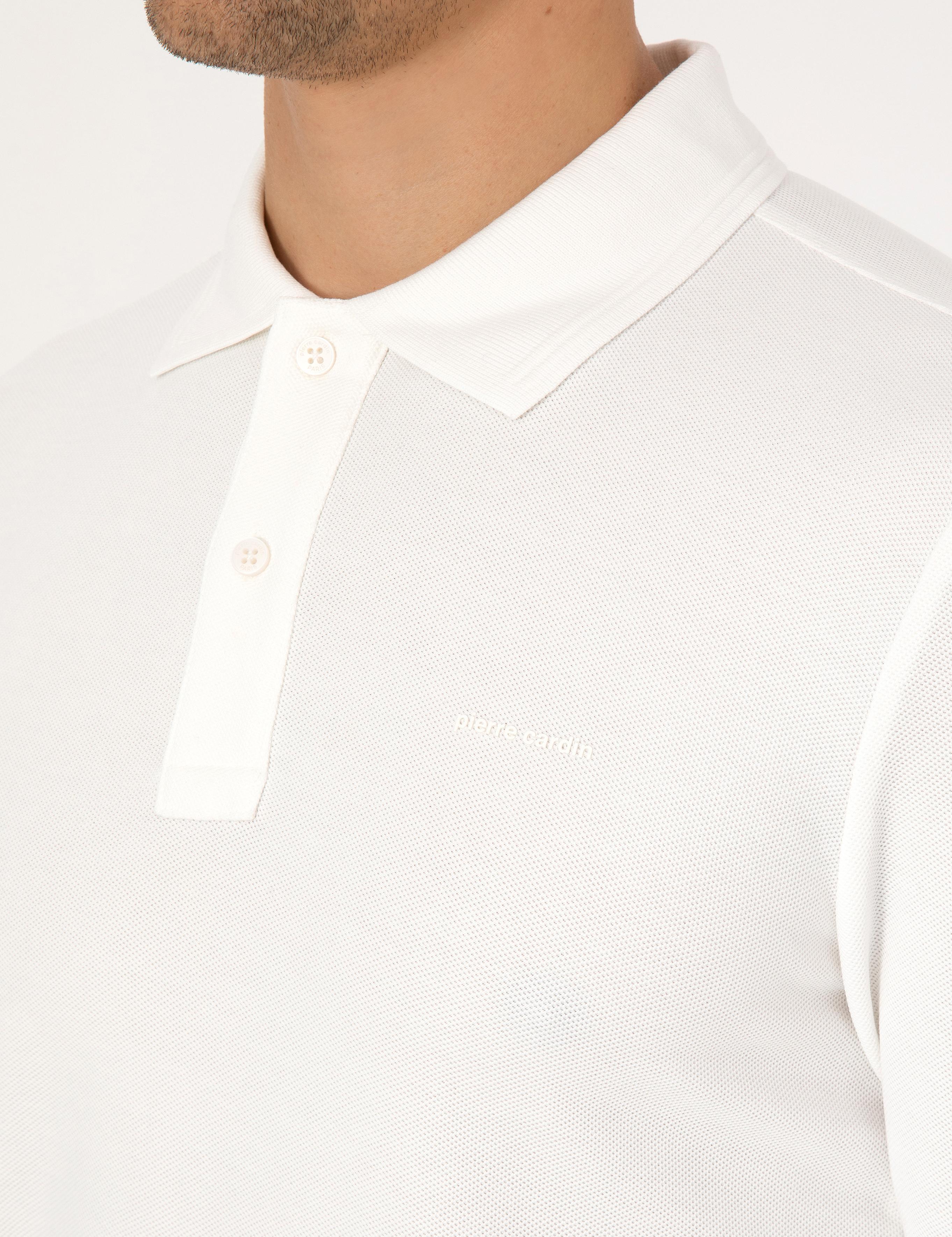 Ekru Slim Fit Sweatshirt