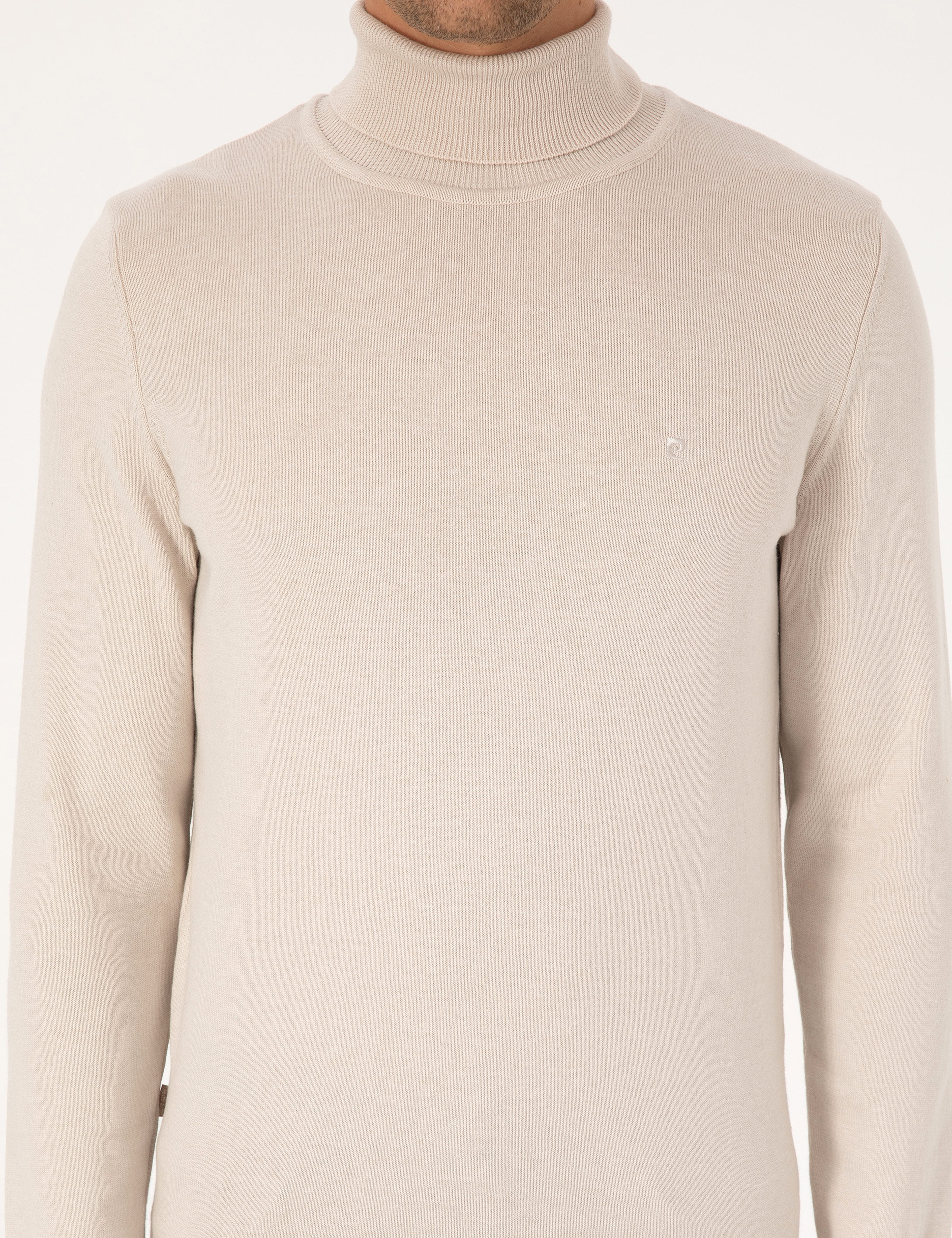Taş Slim Fit Balıkçı Yaka Basic Triko Kazak - Image 6