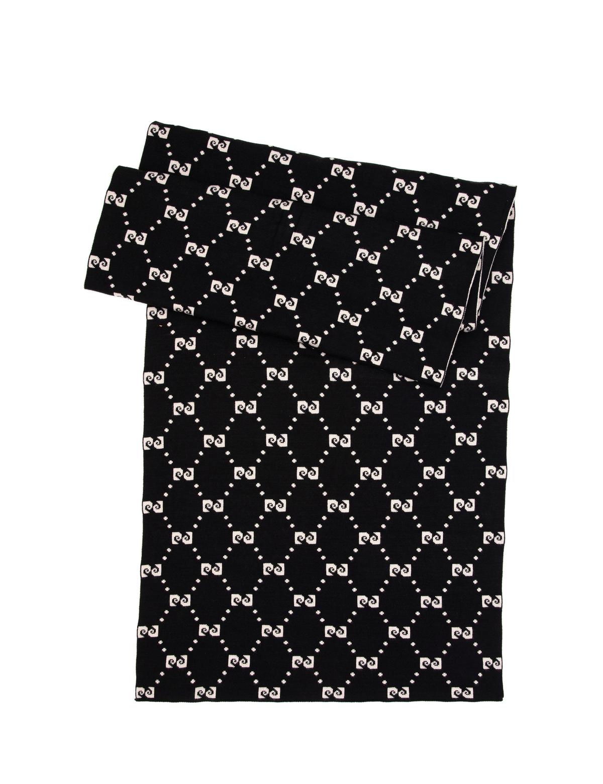 Siyah Desenli Kaşkol