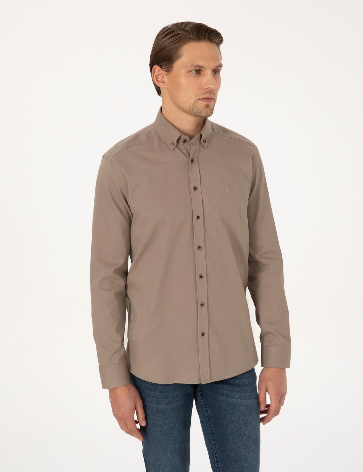 Vizon Regular Fit Uzun Kollu Gömlek - 50316736055