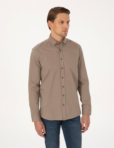 Vizon Regular Fit Uzun Kollu Gömlek - 50316736055