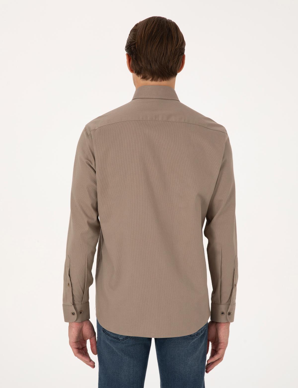 Vizon Regular Fit Uzun Kollu Gömlek - 50316736055