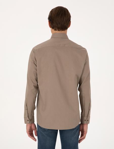 Vizon Regular Fit Uzun Kollu Gömlek - 50316736055