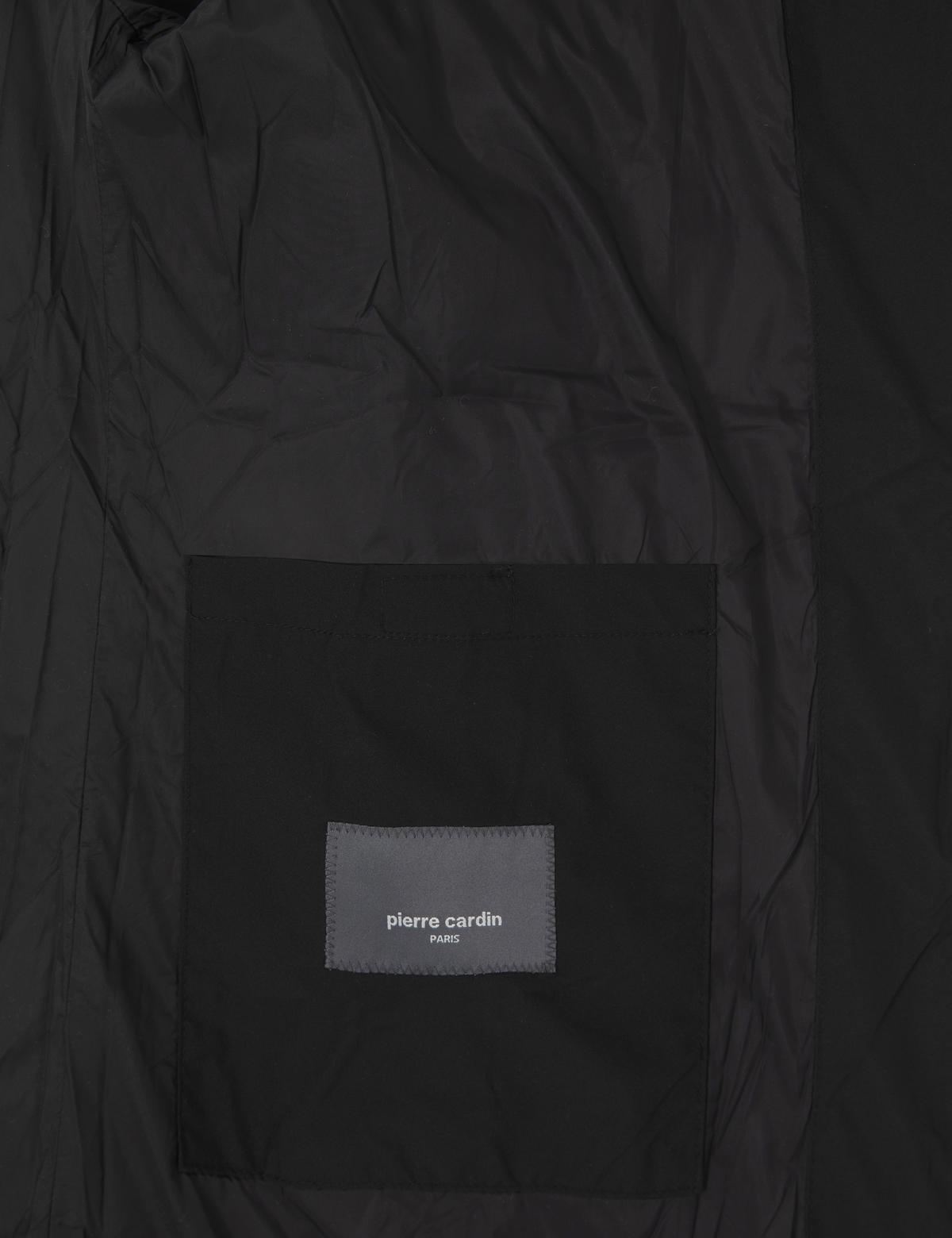 Siyah Gömlek Yaka Mont - 50313938006