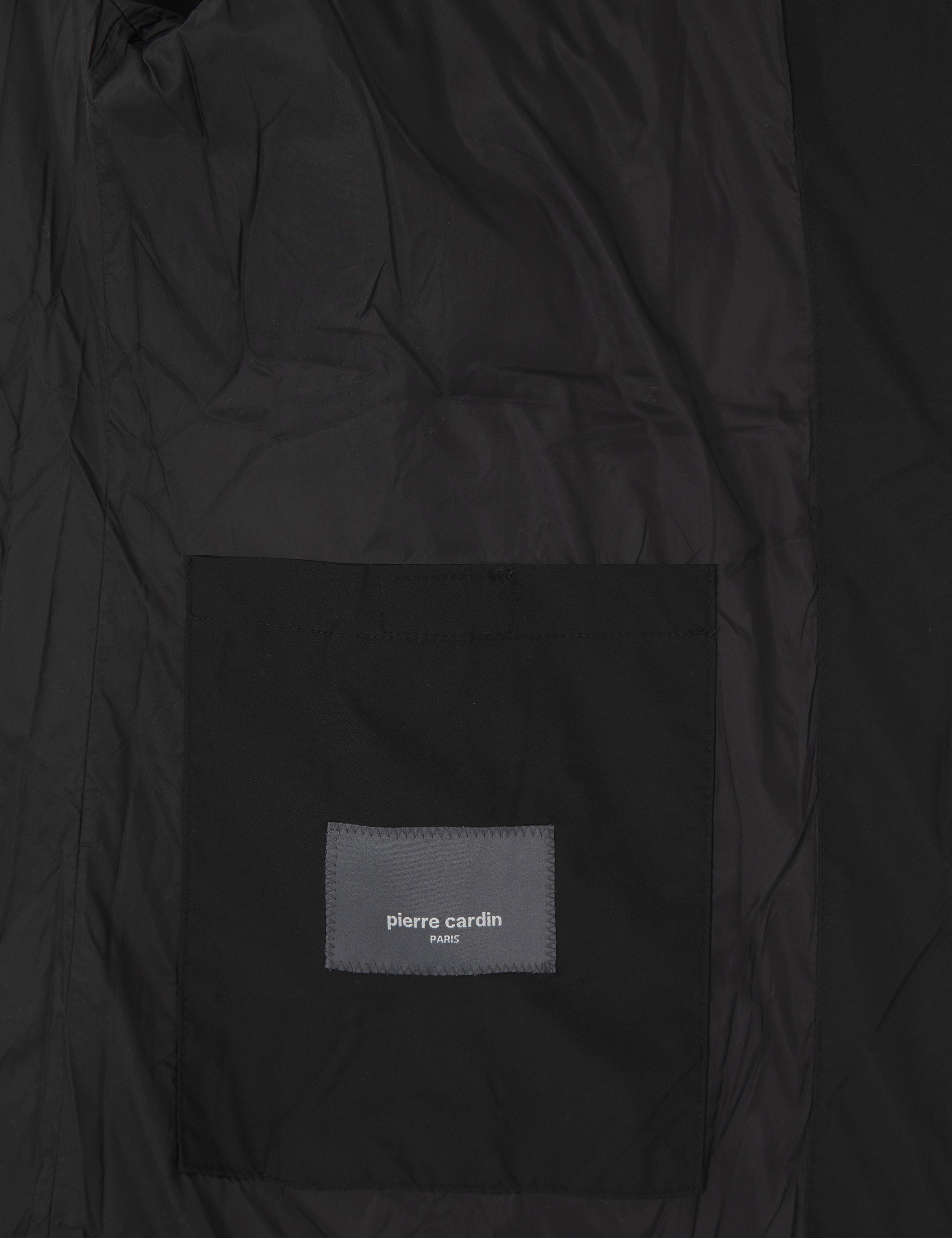 Siyah Gömlek Yaka Mont