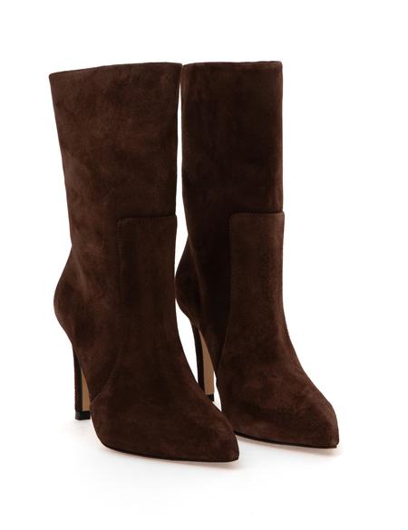 Kahverengi Topuklu Deri Bot - 50315593003