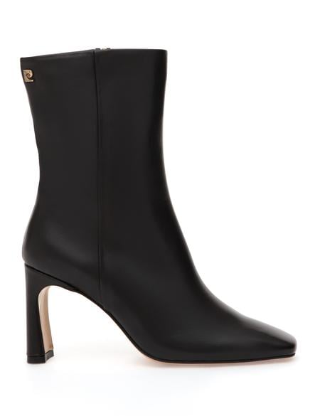 Siyah Topuklu Deri Bot - 50315601004