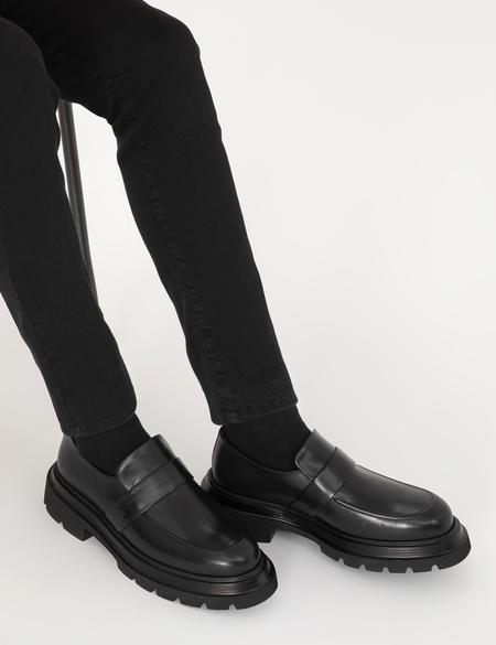 Siyah %100 Deri Casual Ayakkabı - 50315665014