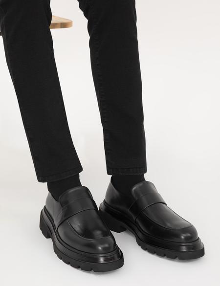 Siyah %100 Deri Casual Ayakkabı - 50315665014