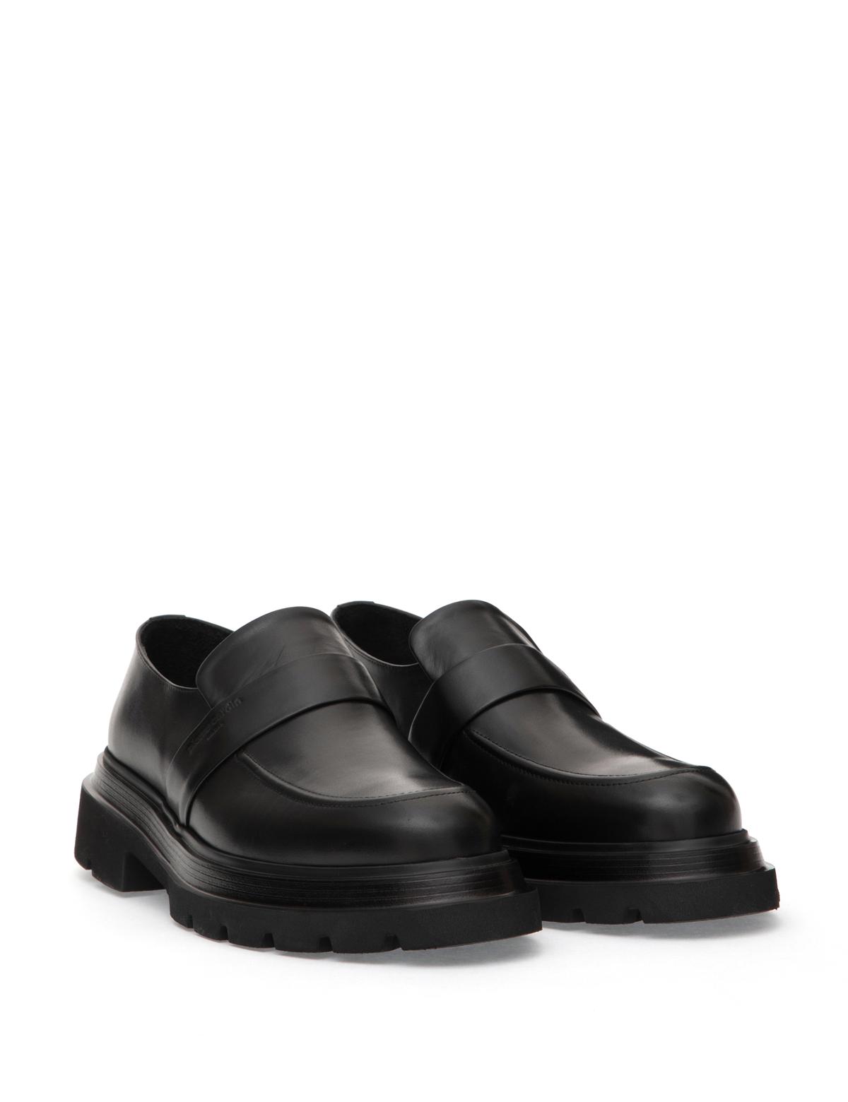 Siyah %100 Deri Casual Ayakkabı