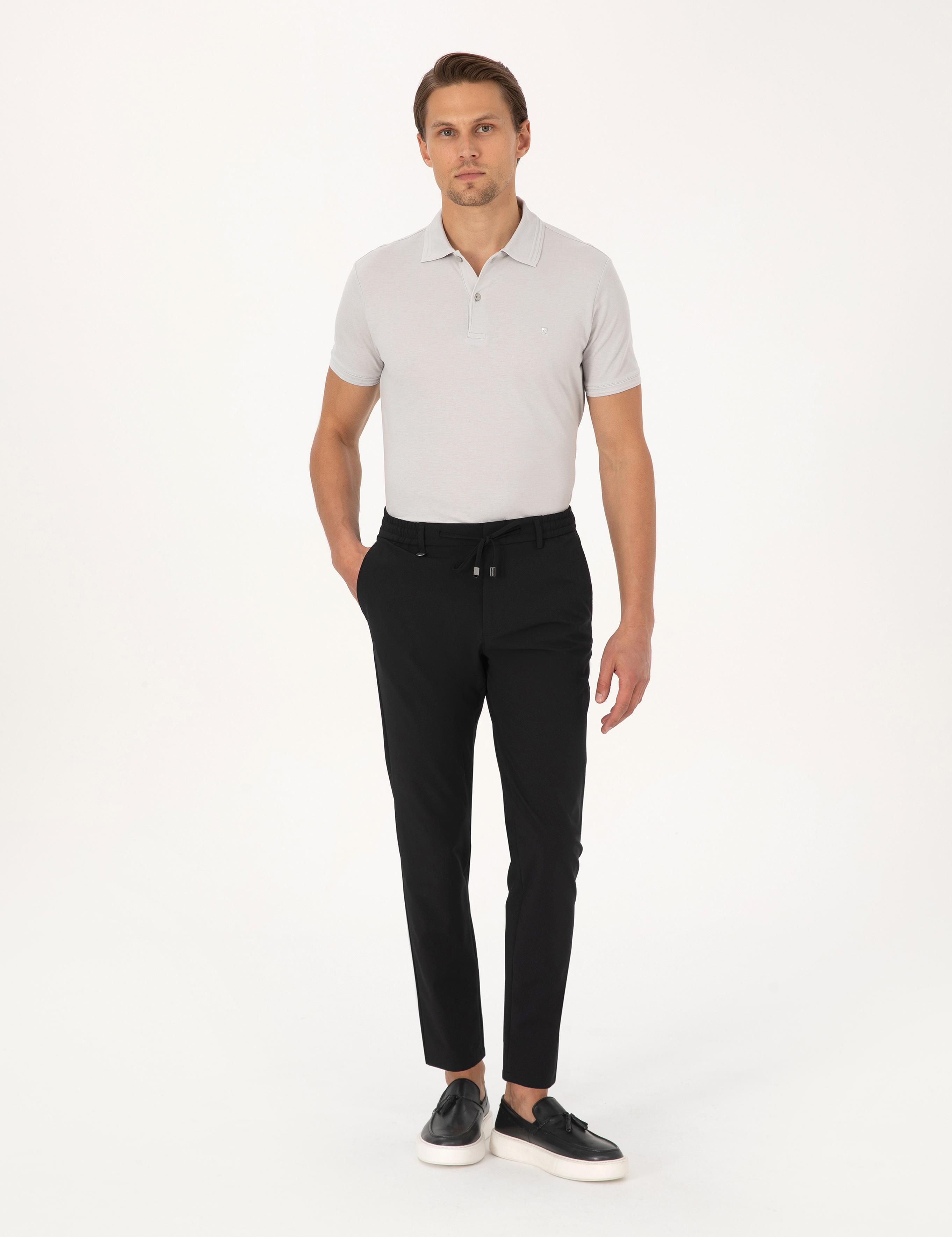 Siyah Kumaş Pantolon